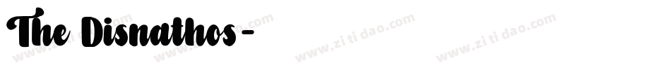 The Disnathos字体转换